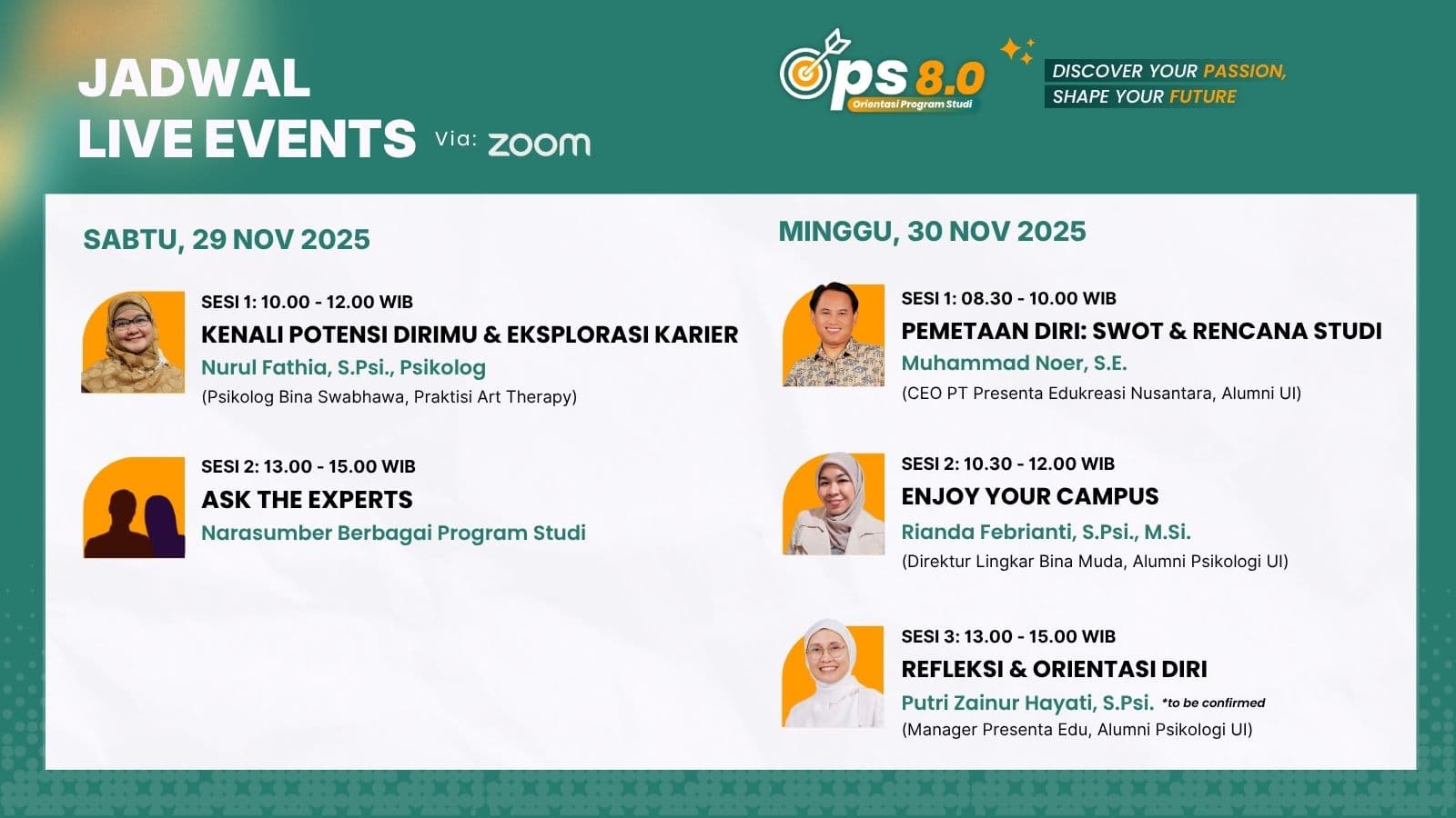 Rundown Orientasi Program Studi